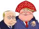 Путин и Трамп после ЧМ-2018. Карикатура С.Елкина: dw.com